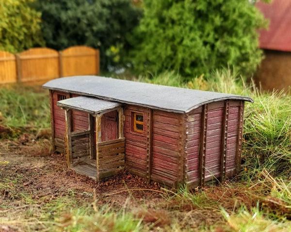 Gartenhäuschen 1:120 Bausatz